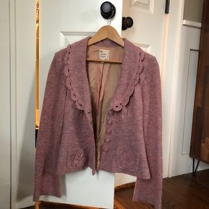 Nanette Lepore boutique knit blazer